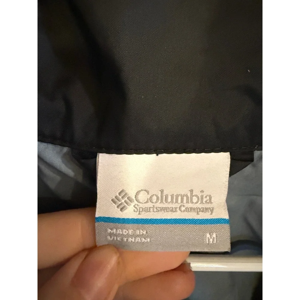 Columbia Sportswear Women's Black Lightweight Hooded Water Resistant Jacket  M - Picture 2 of 4